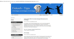 Desktop Screenshot of einkaufs-tipps.org